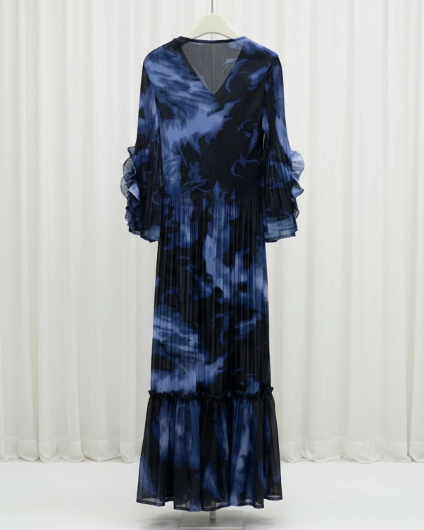 Luxury Pleated Organza Dress