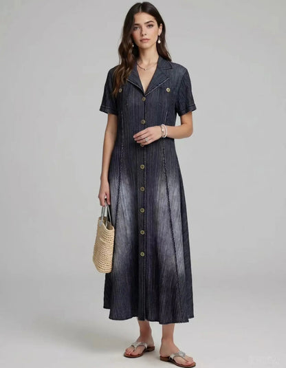 Signature Minimalist Plissé Dress