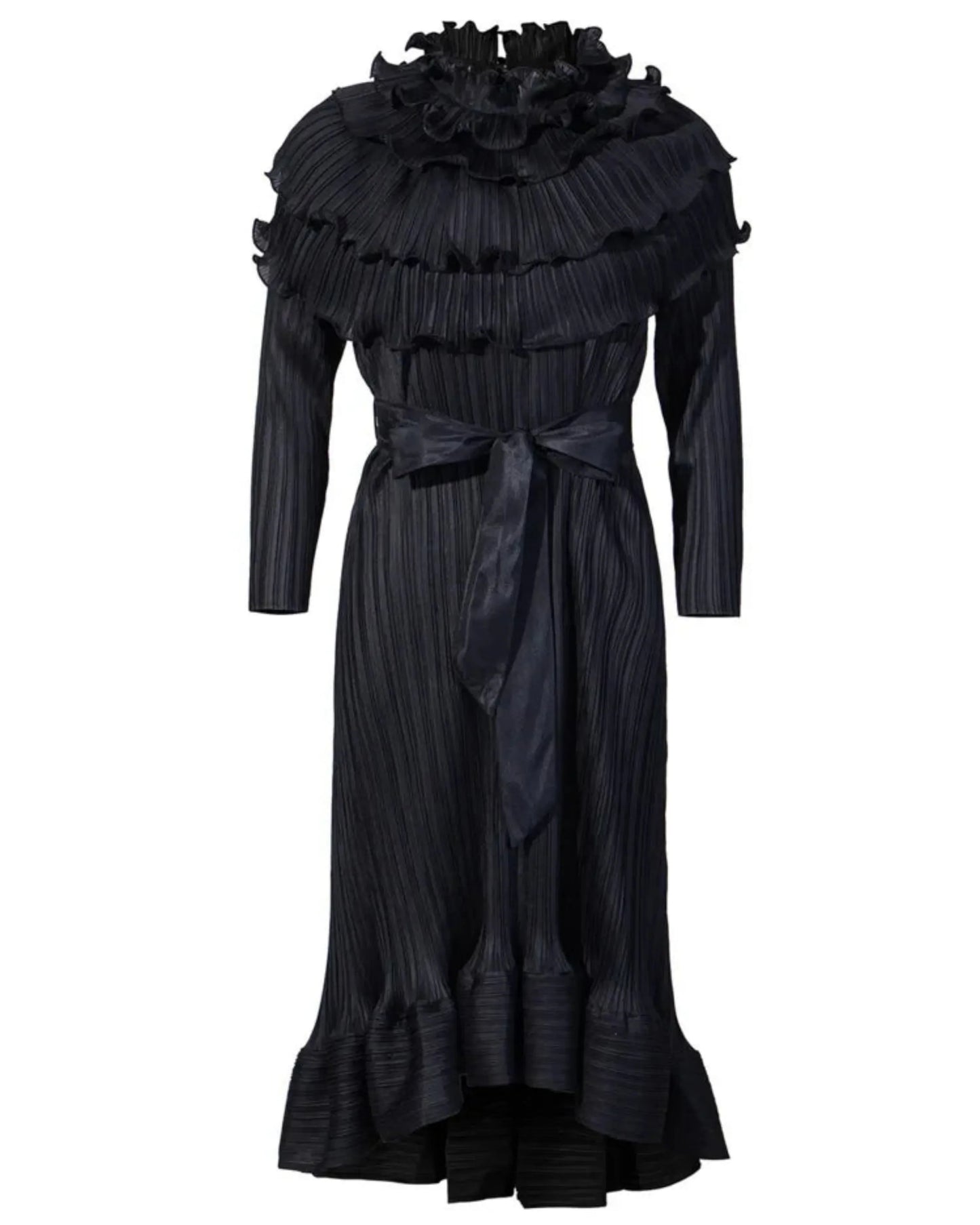 Luxury Pleated Midi Dress
