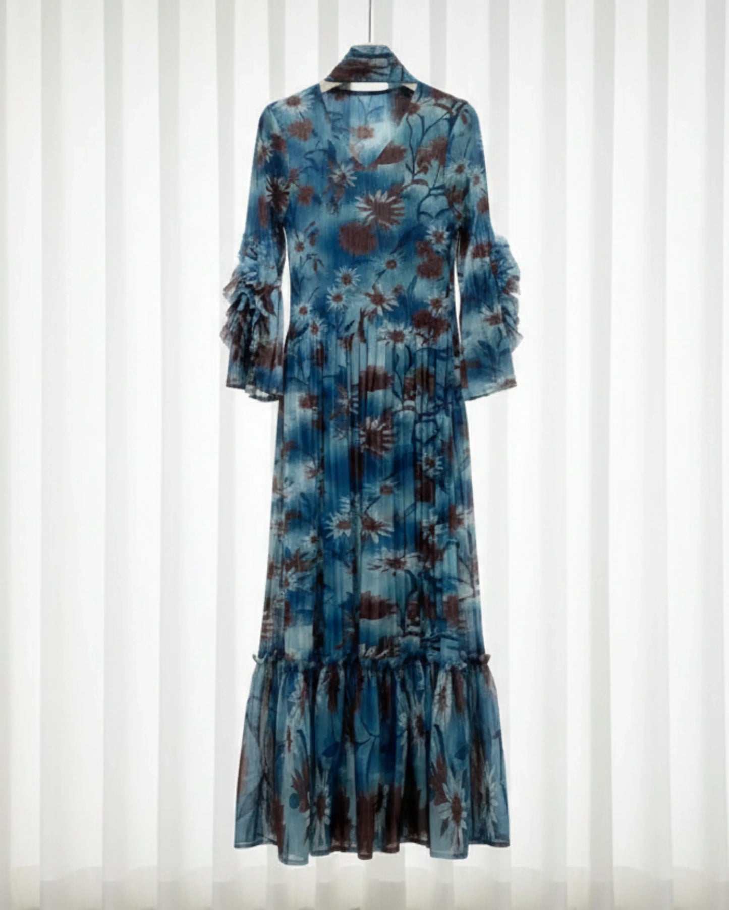 Formal Pleated Folded Dress