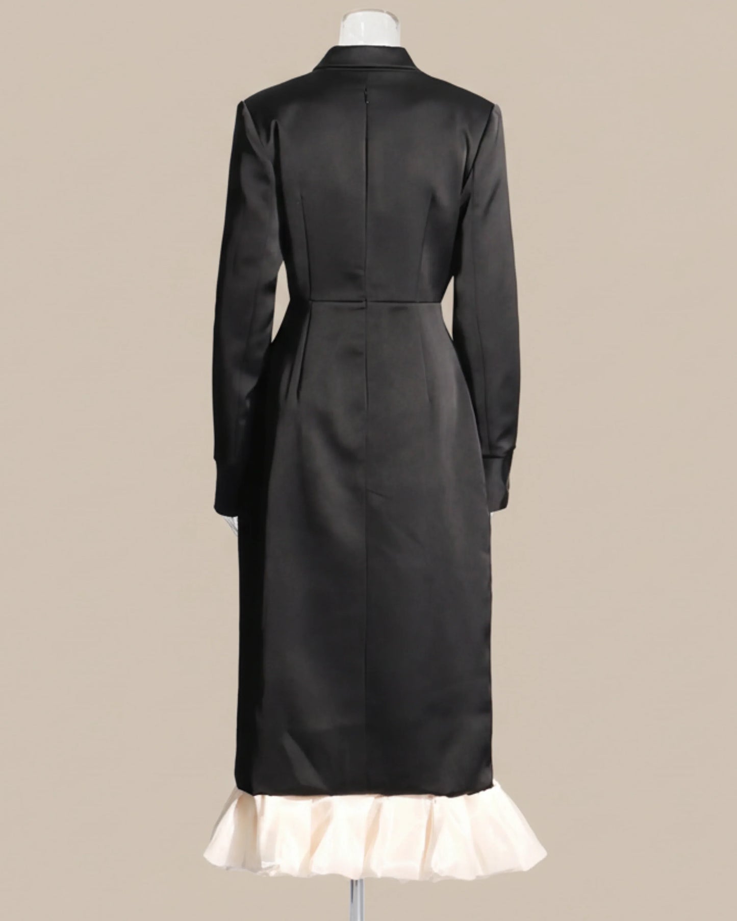 Luxury Crystal Blazer Dress