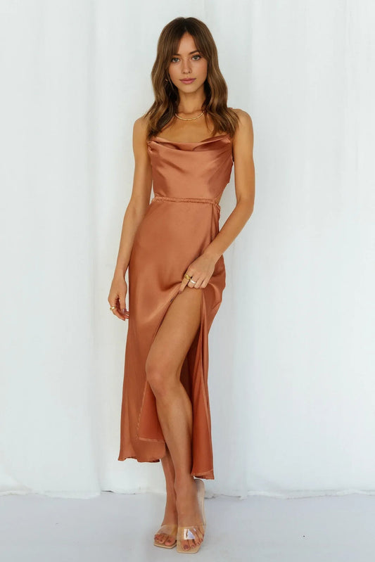 Stand On My Own Midi Dress